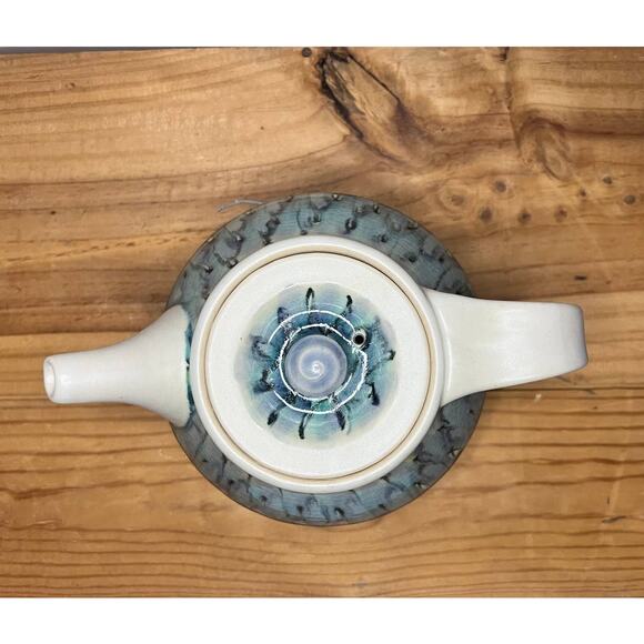 Teapot Ceramic Glazed Porcelain Pottery Jennifer Graff Ceramic Artist No Flaws - Picture 4 of 11